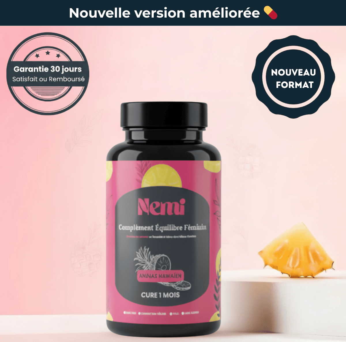 Nemi® - Soutien naturel contre les odeurs et les démangeaisons dans la zone intime