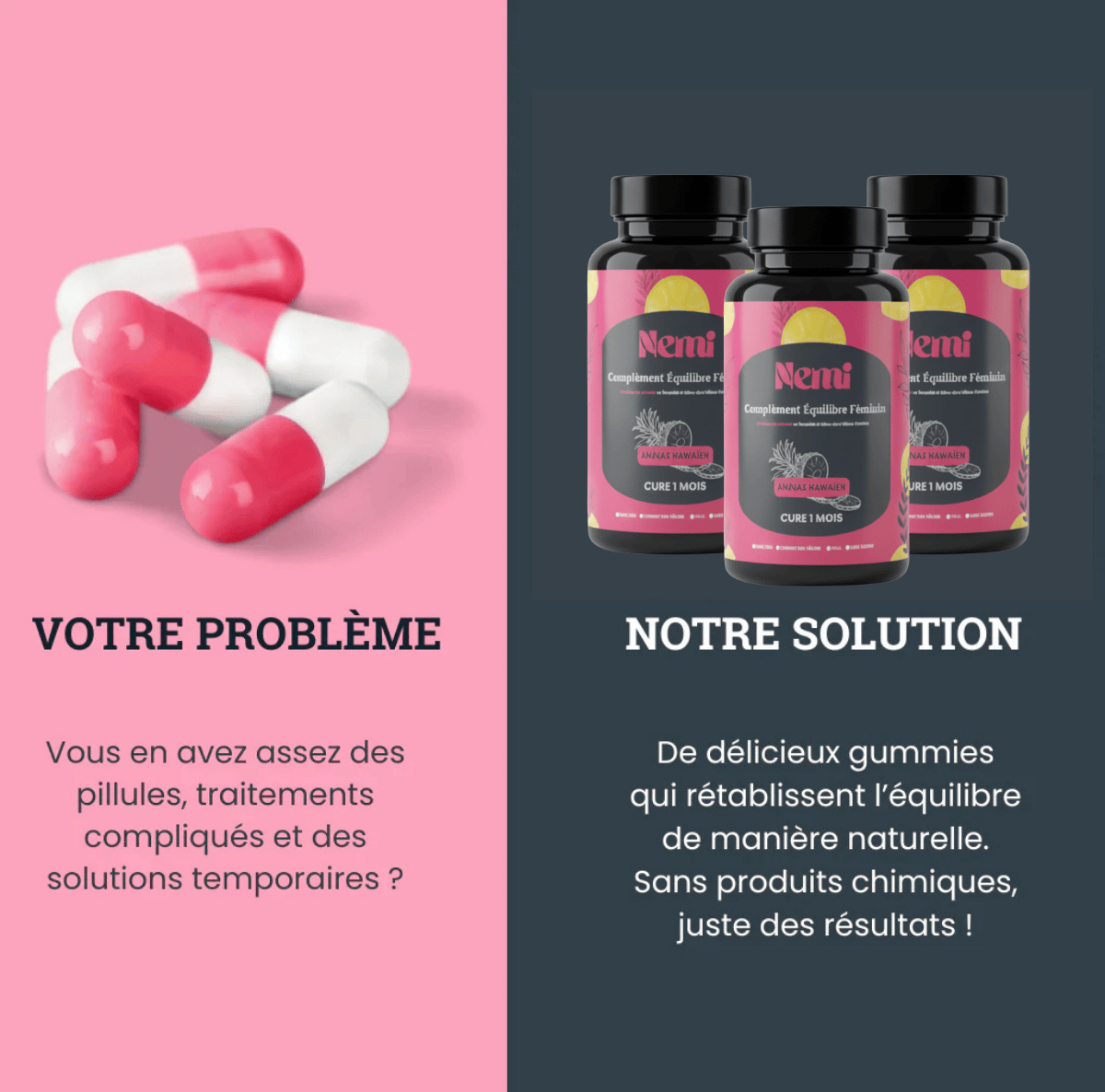 Nemi® - Soutien naturel contre les odeurs et les démangeaisons dans la zone intime