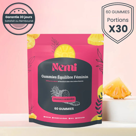 Gummies Équilibre Féminin Ananas | N°1 au Maroc