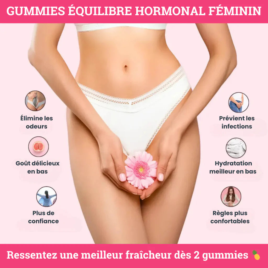 Gummies Équilibre Féminin Ananas | N°1 au Maroc