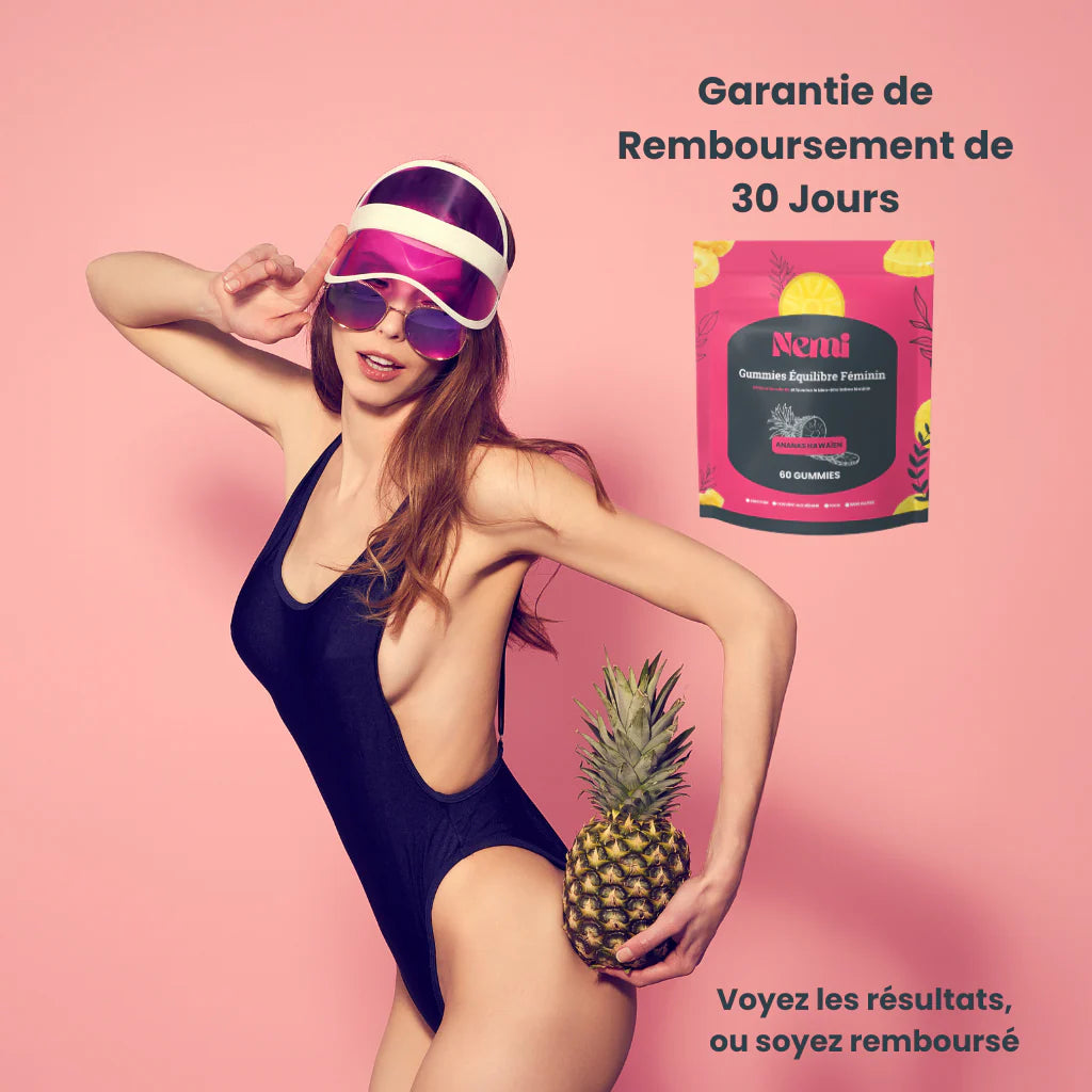 Gummies Équilibre Féminin Ananas | N°1 au Maroc