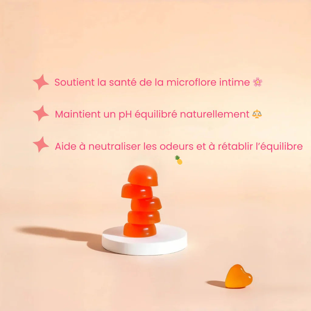Gummies Équilibre Féminin Ananas | N°1 au Maroc